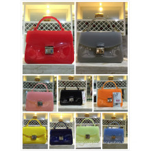 Guangzhou Suppliers 16 Colors Jelly Bag Designer Womens Handbags (2299)